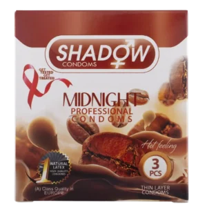 کاندوم میدنایت شدو بسته 3 تایی