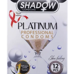 کاندوم پلاتینیوم شدو بسته 12 تایی