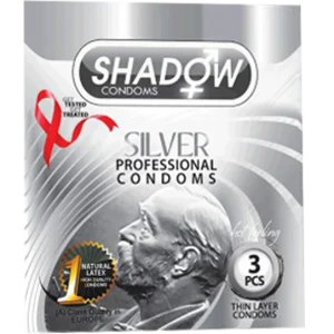 کاندوم نقره‌ای شدو بسته 3 تایی